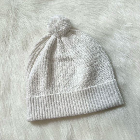 Accessories - NWOT White Beenie